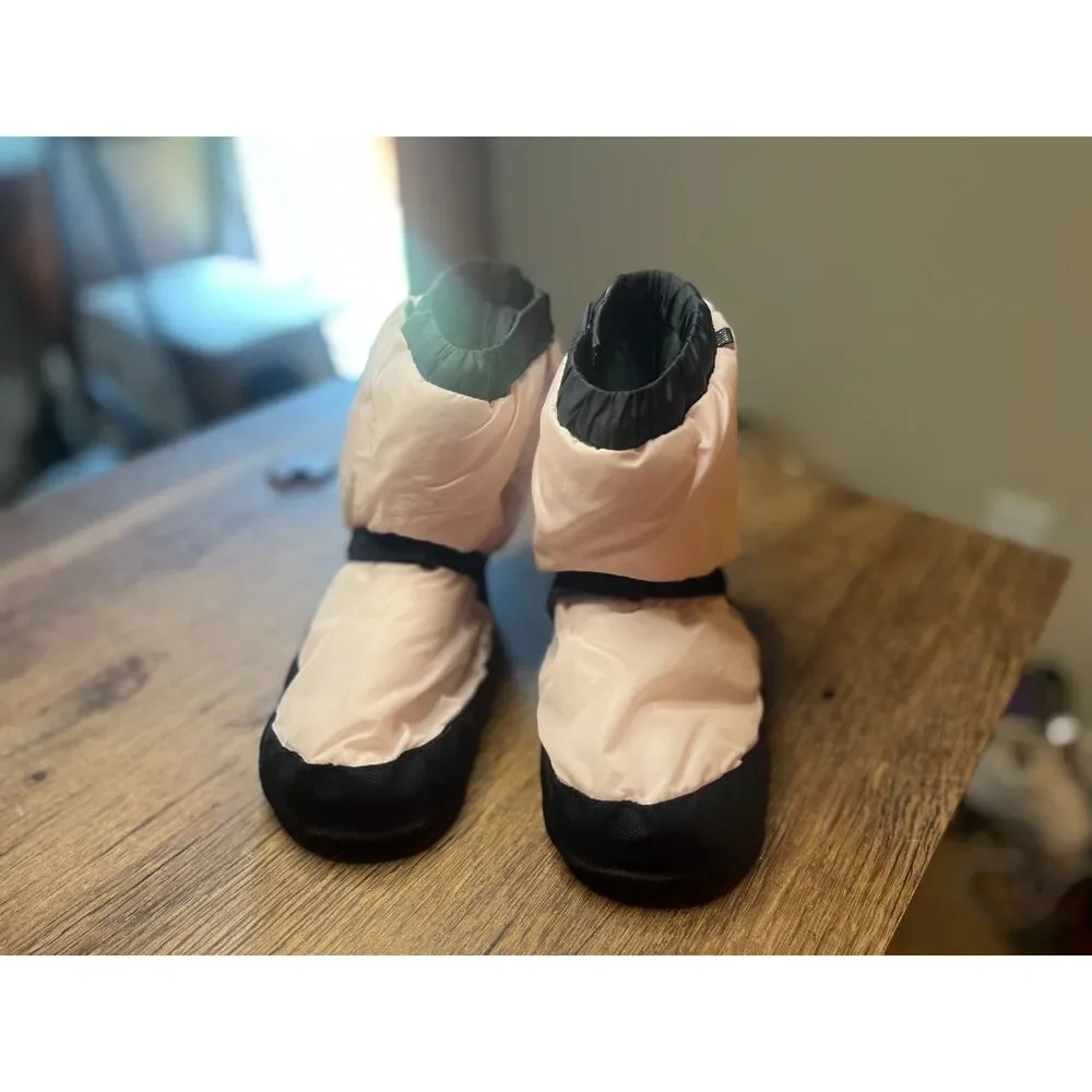 Bloch Linna & Max Warm Up Booties Dance Ballet Black Pink Size M